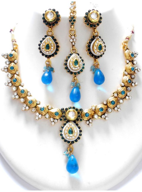 Polki Necklace Set